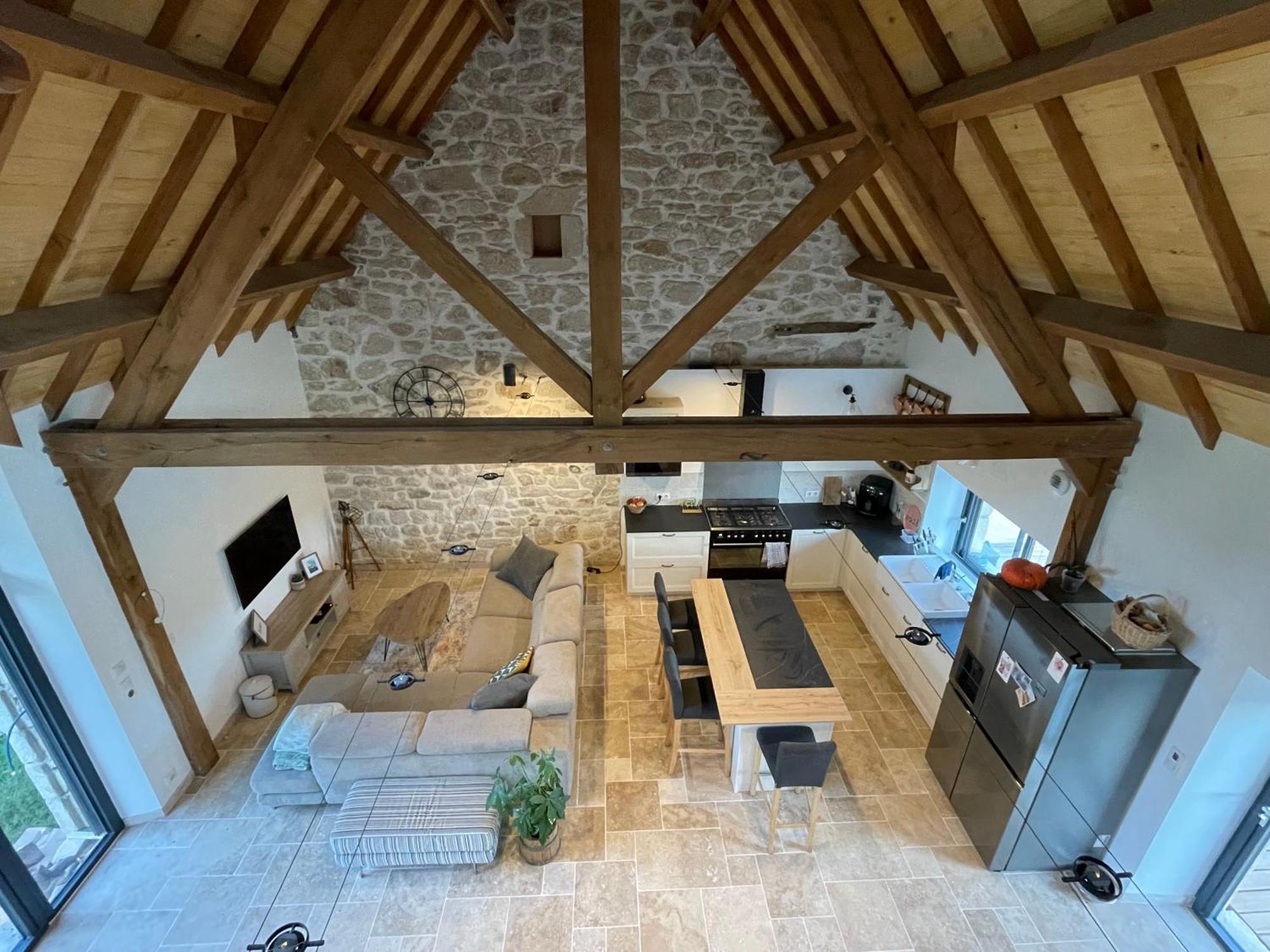 Vila Ancienne Grange Renovee En Xaintrie Hautefage Exteriér fotografie
